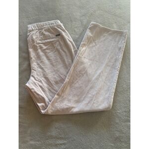 RVCA Americana Fit Corduroy Pants Mens Medium Casual Drawstring Pink